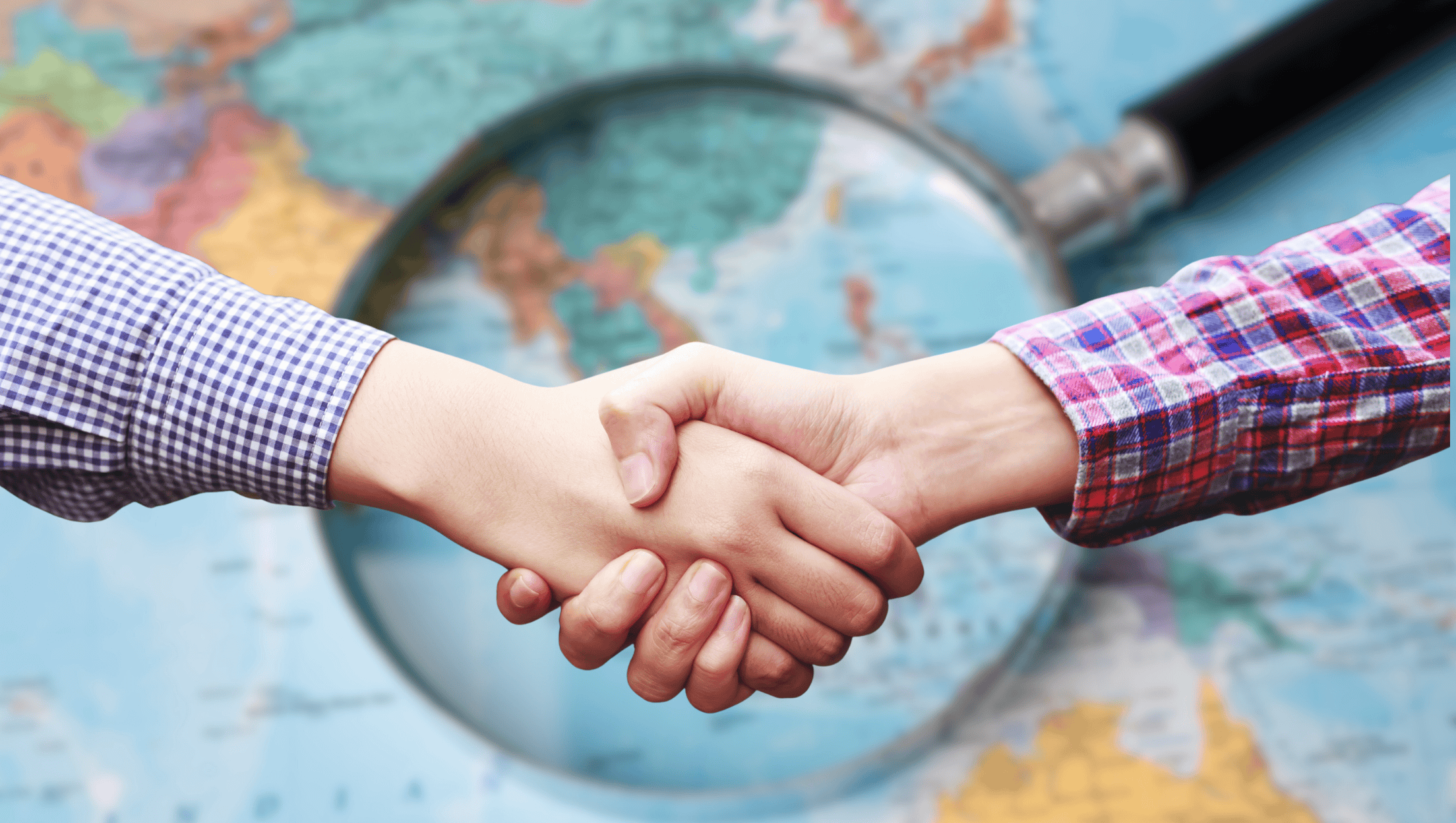 two hands shaking hands, showing where to start with social listening