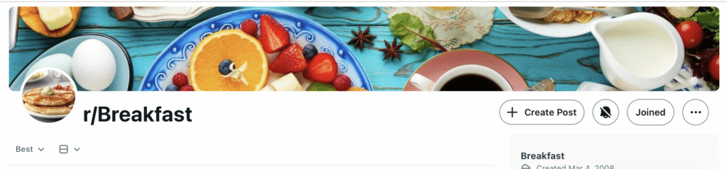 Subreddits have banner images, profile images, etc.